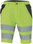 CERVA Max Vivo HV munkavédelmi rövidnadrág sárga színben (0357002770044)