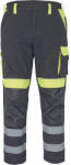 CERVA Max Vivo Reflex munkavédelmi nadrág fekete/sárga színben (0352008664066)