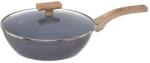 Secret de Gourmet Tigaie Wok Forge, granit, 28 x 11.5 cm, cu inductie, cu capac