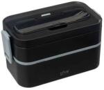 5five Cutie Lunch Box Black, plastic, 21.5 x 11 x H 11.5 cm