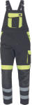 CERVA Max Vivo Reflex munkavédelmi kantáros nadrág fekete/sárga színben (0353004464064)