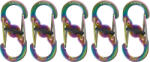 NiteIze LSBM-07-5R7 S -Biner® Microlock® acél - 5 csomag - Spectrum (LSBM-07-5R7)