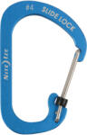 NiteIze CSLA4-03-R6 Slidelock® karabiner alumínium #4 - kék (CSLA4-03-R6)