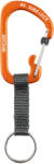 NiteIze CSLAW3-19-R6 Slidelock® Key Ring kulcstartó alumínium - Narancssárga (CSLAW3-19-R6)