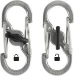 NiteIze S -Biner® Microlock® acél - 2-es csomag - acél (LSBM-11-2R3)