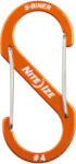 NiteIze SBA4-19-R6 S -Biner® alumínium dupla karabiner #4 - Orange (SBA4-19-R6)