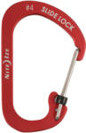 NiteIze CSLA4-10-R6 Slidelock® karabiner alumínium #4 - piros (CSLA4-10-R6)