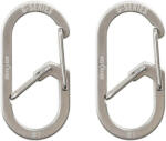 NiteIze G -Series® dupla Kamara karabiner #1 - 2-es csomag - acél (GS1-11-2R6)
