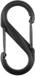 NiteIze S -Biner® műanyag dupla karabiner #4 - Fekete (SBP4-03-01BG)