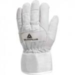 Kesztyű színmarhabőr vászon kézhát white adjustable (GDB505)