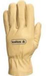  Kesztyű színmarhabőr vízlepergető kifordított színbőr tenyér beige 9 (FIB49-9)