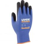 uvex Athletic Lite védőkesztyű mikrohabbal mártott poliamid, kék/fekete, 8 (6002708)