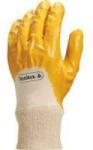 Kesztyű Jersey pamut/nitril szellőző kézhát vastagság 0, 8mm yellow 11 (NI015-11)