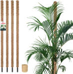 KOTARBAU țăruș Pentru Plante De Nucă De Cocos 140 Cm X 32 Mm Set De 4 Buc (zsy2574)