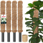 KOTARBAU țăruș Pentru Plante De Nucă De Cocos 40 Cm X 25 Mm Set De 4 Buc (zsy2566)