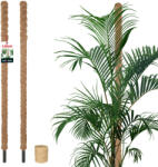KOTARBAU țăruș Pentru Plante De Nucă De Cocos 120 Cm X 32 Mm Set De 2 Buc (zsy2571)