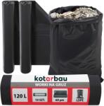 KOTARBAU Saci de folie pentru moloz gunoi 120 l set de 2 buc (ZSY2637)