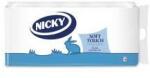 Nicky Toalettpapír Soft touch 3 rétegű, 10 tekercs, fehér