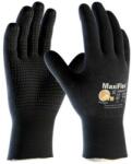  Kesztyű ATG (34-847) Maxiflex Endurance nitril hab bevonatú pontokkal black 11 (A3062-11)