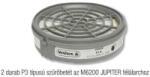  Szűrőbetét P3 típusú M6200 jupiter félálarchoz (2db) grey (M6000P3)
