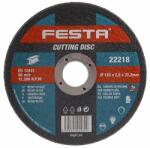 FESTA Режещ диск за метал 125 х 2.5 х 22.2 мм festa 22218
