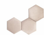MIRAS Panou tapițat hexagonal - bej Decoratiune camera copii
