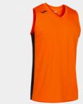 Joma Cancha Iii T-shirt Orange-black Sleeveless Xl