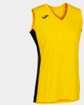 Joma Cancha Iii T-shirt Yellow-black Sleeveless 6xs-5xs
