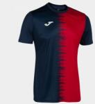 Joma City Ii Short Sleeve T-shirt Navy Red 3xl