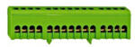 Schrack PE kapocs blokk, 15x10/16mm2, 63A, zöld/sárga, szigetelt (IK021039I-)