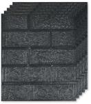 Teno Set 25x Tapet Mic Caramida 3D Teno®, suprafata acoperire 3.31 mp, autoadeziv, waterproof, usor de montat, design modern, 38, 5x34 cm, negru