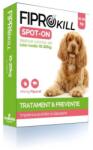 Fiprokill Pipete Antiparazitare pentru Caine Fiprokill Dog M 10-20 kg, 3 pipete