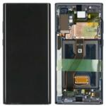 Samsung Galaxy Note 10 Plus Keret + LCD Kijelző + Érintőüveg, Fekete (GH82-20838A/GH82-20900A)