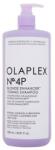 OLAPLEX Blonde Enhancer Noº. 4P 1000 ml hajszínező és regeneráló sampon szőke hajra nőknek
