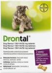 Vetoquinol Bayer Drontal Flavour Tablete Pentru viermi și paraziți pentru câini 2pc