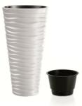 Prosperplast SAND SLIM virágcserép fehér 29, 6 cm (DPSA300-S449)