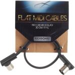 RockBoard Flat MIDI Cable Black 30 cm