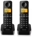 Philips Telefon fix Philips TELEFON DECT D2602 NEGRU (PH-D2602B/53)