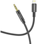 hoco. UPA19 Audio Jack 3, 5mm - Lightning ( 8-pin ) kábel, 1m, fekete - speedshop