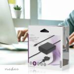 Nedis Notebook adapter GaN laptop töltő, notebook töltő 45 W | 5 (NBAU45110BK)