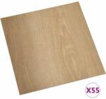 vidaXL 55 db barna öntapadó pvc padlólap 5, 11 m2 (324666)