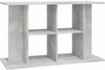vidaXL betonszürke szerelt fa akváriumi állvány 100x40x60 cm (833587) - pepita
