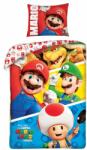 Halantex Super Mario : Set cuvertură - 140x200 (SMM003) Lenjerie de pat
