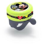 Csepel Disney Mickey gyerek csengő, Miki egér, neon és szürke, 55 mm