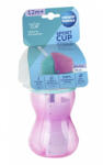 CANPOL BABIES Sport palack szívószállal 370ml - rózsaszín