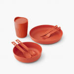 Sea to Summit Passage Dinnerware Set 1P 7 Piece Culoare: roșu