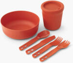 Sea to Summit Passage Dinnerware Set 1P 6 Piece Culoare: roșu