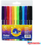 BLUERING Rostirón kúpos végű, vízbázisú készlet, 1mm, Bluering®, 12 klf. szín (50633)