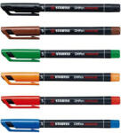 STABILO OHP marker Stabilo S, 841/6, 6 darabos készlet (841/6)