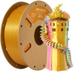Eryone Silk PLA Triple Color selyemfényű zöld, narancspiros és arany (sapphire green & orange red & gold) háromszínű 3D nyomtató Filament 1.75mm, 1kg/tekercs